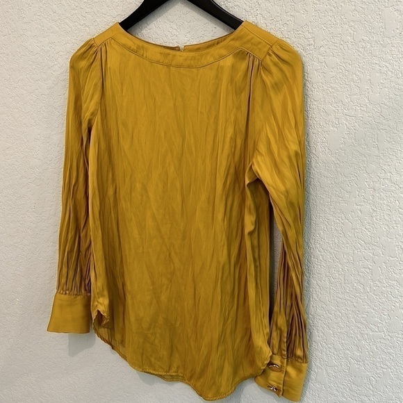 Loft Ruffled Long Sleeve Blouse Size XS - Picture 2 of 8